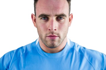 Obraz premium Rugby player looking at camera