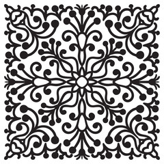 Fototapeta premium Hand drawing zentangle mandala element