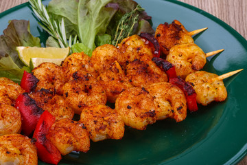 Prawn skewer