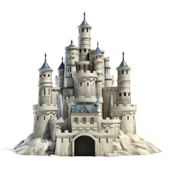 Fototapeta castle 3d illustration obraz