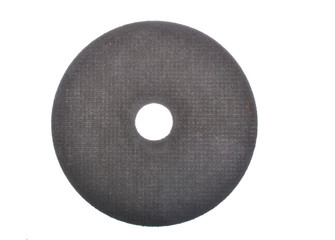 Abrasive wheels on a white background