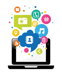 Social media design.