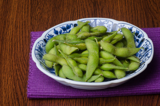 japanese cuisine. japanese soybean on the background
