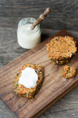 Zucchini pancakes