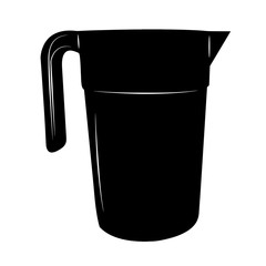 Jug - stylized vector illustration