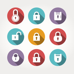 Vector Illustration of locks.