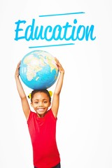 Education against white background with vignette