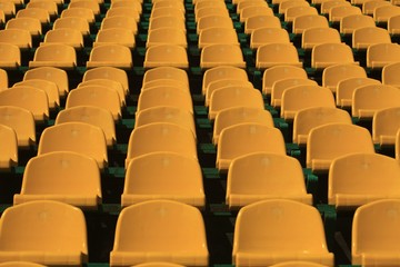 Naklejka premium yellow seats