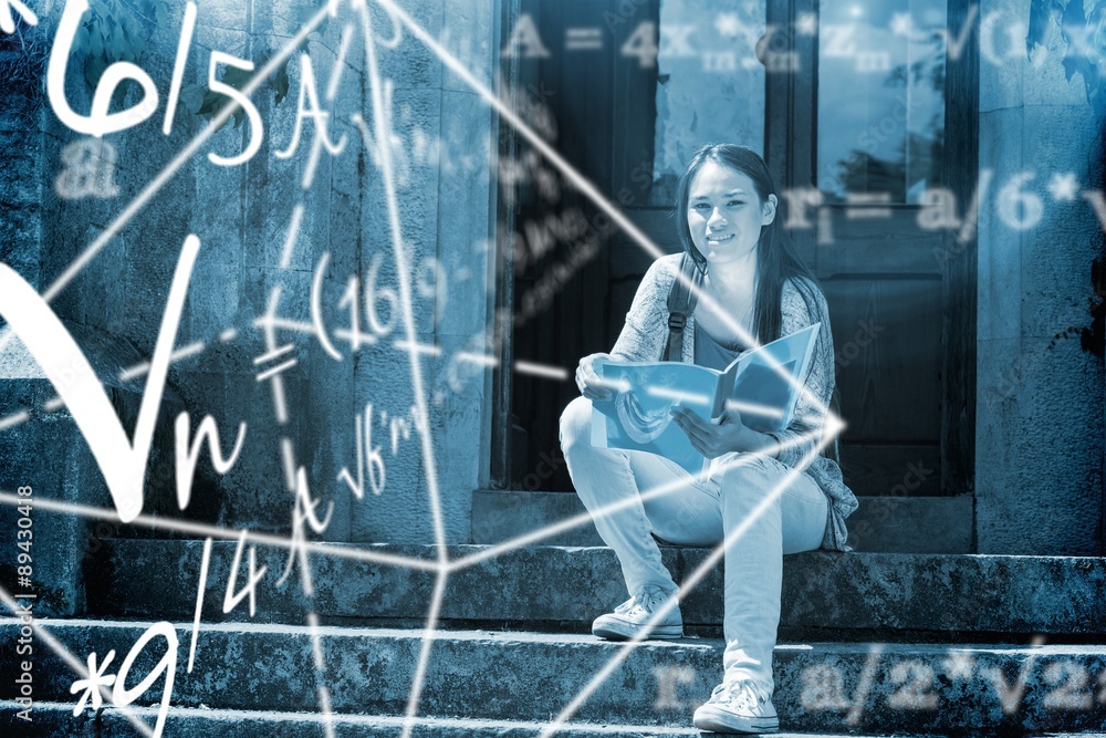 Poster composite image of math problems