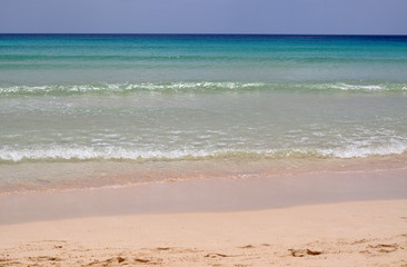 Amazing Corralejo beach on Fuerteventura