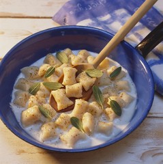 Gnocchi with fresh sage