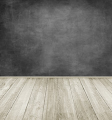 emty room with brick wall