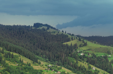 Obraz premium Rural mountain landscape