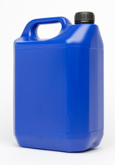 5L HDPE blue plastic jerrican