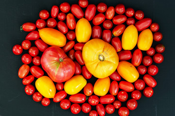 Assorted Colorful Tomatoes