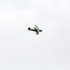  Flying display and aerobatic show  in Malopolski Piknik Lotniczy (Air festival). Cracow, Poland