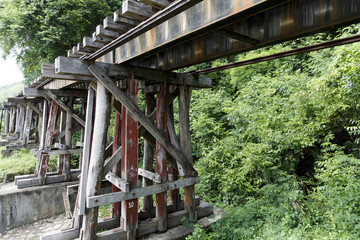 タイ、カンチャナブリの泰緬鉄道