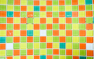 Colorful pieces of glass texture background