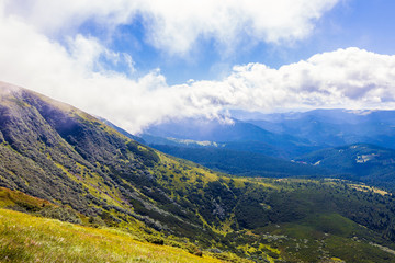 Montenegrin ridge in Carpathians