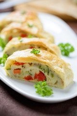 Veganer Gemüse-Blätterteigstrudel