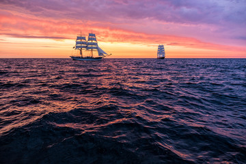 Segelschiffe auf der Hanse Sail
