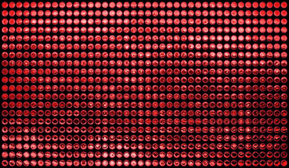 Background of multiples red dots