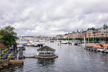Fototapeta premium Blick auf Stockholm