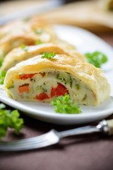 Veganer Gemüsestrudel