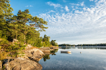Schärengarten an der schwedischen Küste