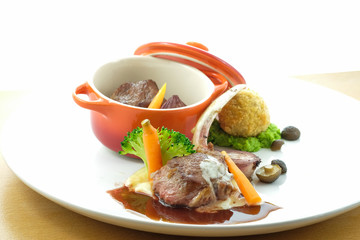 Lamp chop steak 