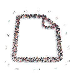 group  people  shape sheet