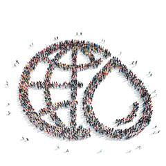 group  people  shape globe