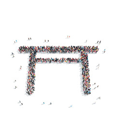 group  people  shape  table