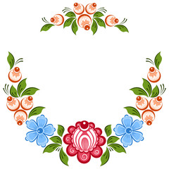 Russian Gorodets ornament