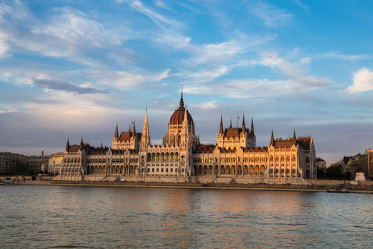 Hungarian Parliament on the Danube, Budapest