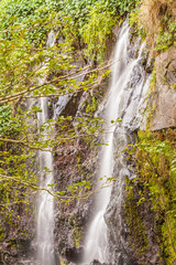 eau sur paroi rocheuse, Anse des Cascades, Réunion 