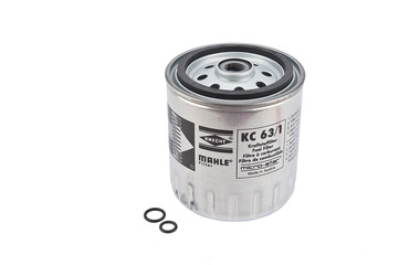 Oil filter on white background
