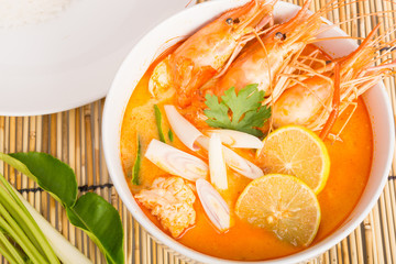 Tom Yum Goong, Thai hot spicy soup shrimp