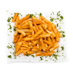 pile of appetizing french fries