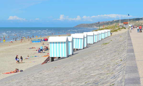 Les cabines de plage de Hardelot