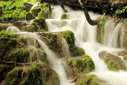 Fototapeta Plitvice Lakes (Jeziora Plitwickie, Plitvicka Jezera)