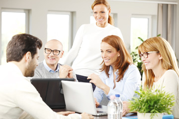 Fototapeta premium Teamwork at office