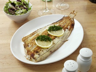 Fried sole