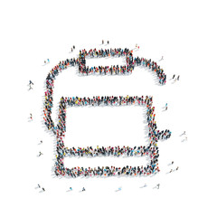  group  people  shape  toilet paper