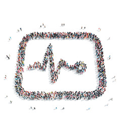 group  people shape  cardio graph medicine