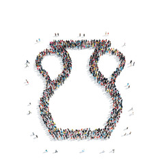 group  people shape  pitcher