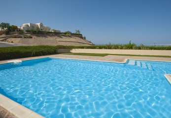 Swimming pool at a luxury tropical villa