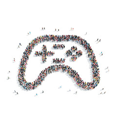 group  people  shape  joystick game