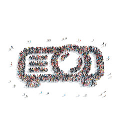 group  people  shape  film projector