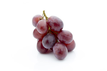 Grape on the white background. Fresh  berry.